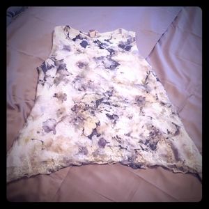 Size large top by Brittany black laced over